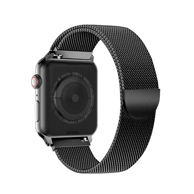 Apple Watch用ステンレススチール製マグネット式メタルラウンドストラップ - Aolon