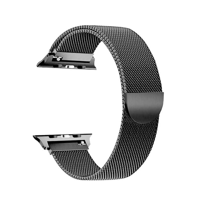 Apple Watch用ステンレススチール製マグネット式メタルラウンドストラップ - Aolon
